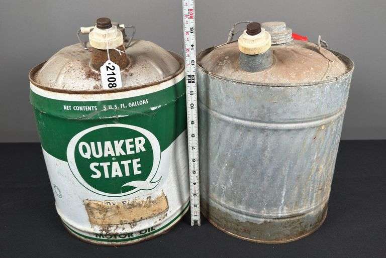 Pair of 5 Gallon Gas Cans
