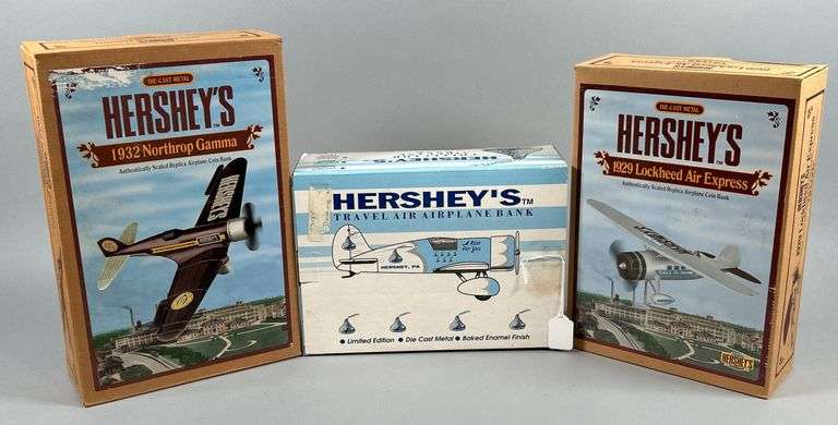 Hershey's Diecast Collectible Plane Banks image