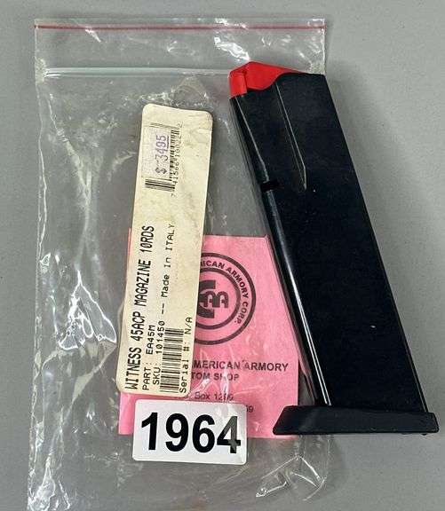 Witness 45 ACP 10 Round Magazine