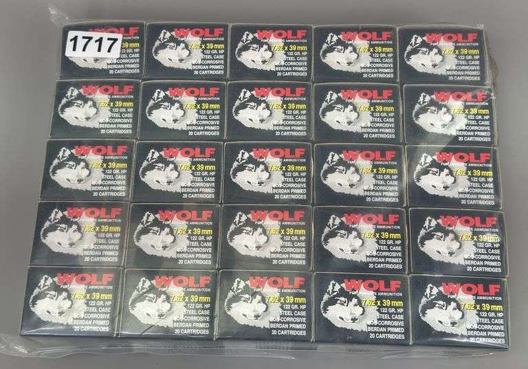 Wolf 7.62x39 mm Steel Case Ammo (500 Rounds) image