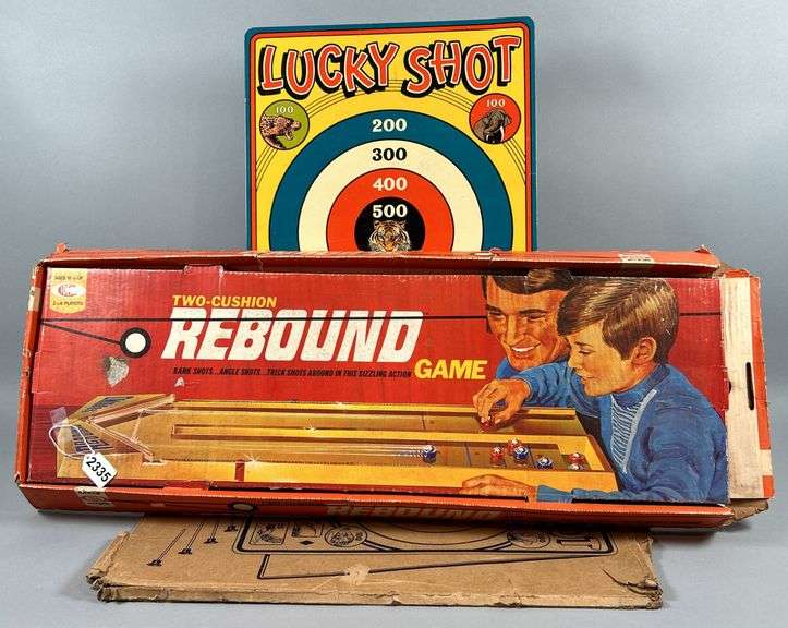Vintage Lucky Shot Dart Game & Rebound Game image