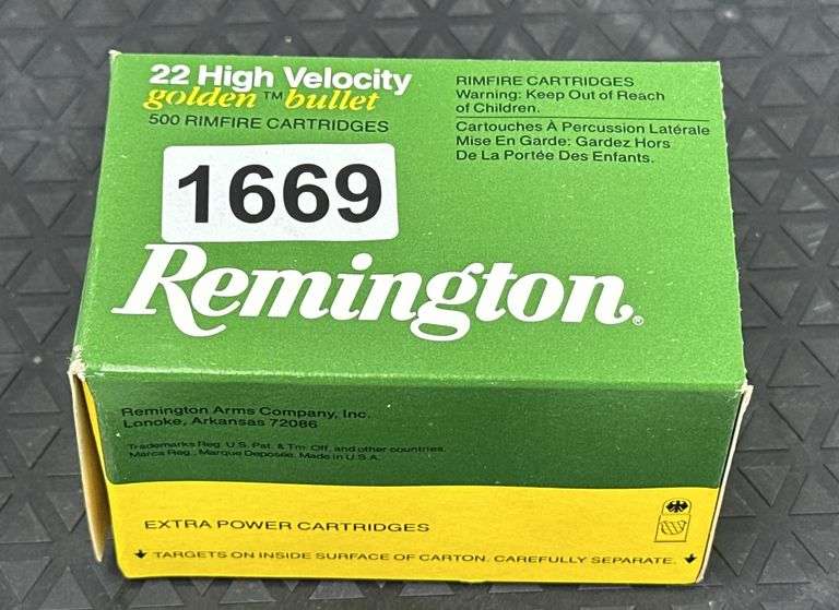 Remington High Velocity .22 Short (500 Rounds) image