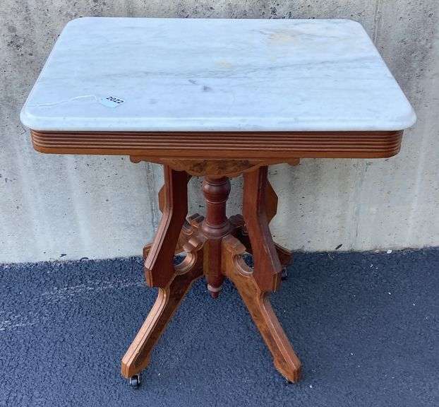 Victorian Marble Top Table