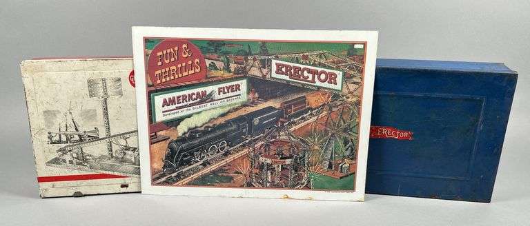 Vintage Erector Sets & Metal Sign image