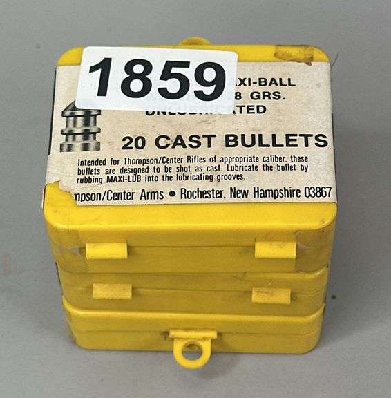 Thompson/Center Arms .36 Cal 128 Grain, Maxi-Ball Cast Bullets (60 Count) image