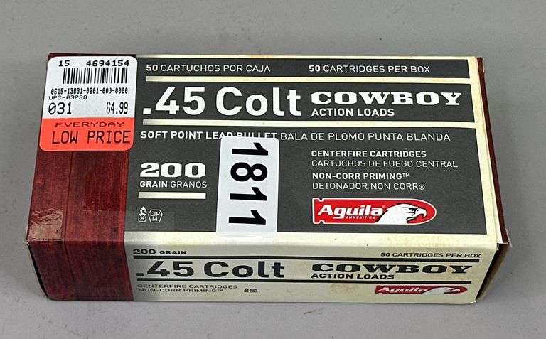 Aguila .45 Colt Cowboy Action Loads (50 Rounds) image
