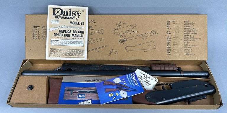 Daisy Model 25 Centennial Collector’s Edition Pump Action Repeater BB Gun