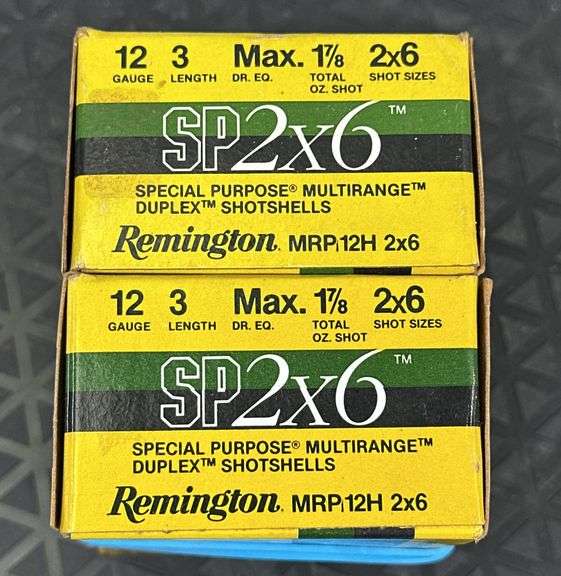 Remington 12 Ga. 3” 2x6 Shot Sizes (2 Boxes)