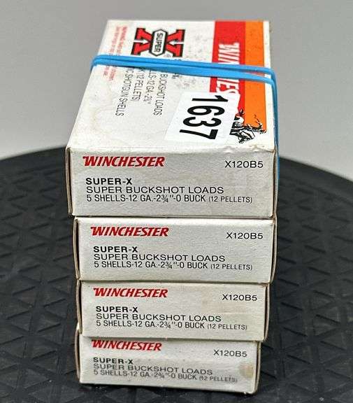Winchester 12 Gauge Super Buckshot Loads         2 3/4” -0 buck