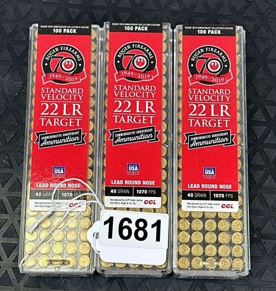 Ruger Firearms .22 LR Target Rounds (2 Boxes) image