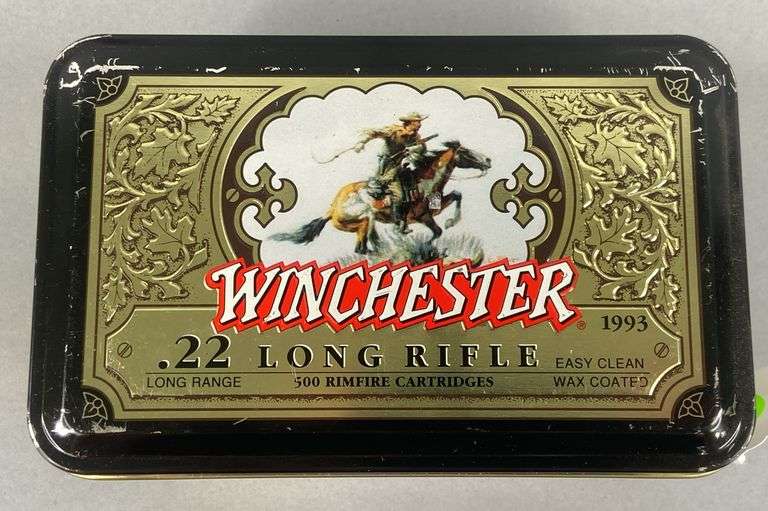 Winchester Collectible Tin & 500 Rounds .22 LR image