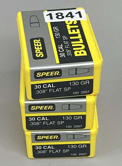 Speer 30 Cal 130 Grain Bullets (300 Grain) image