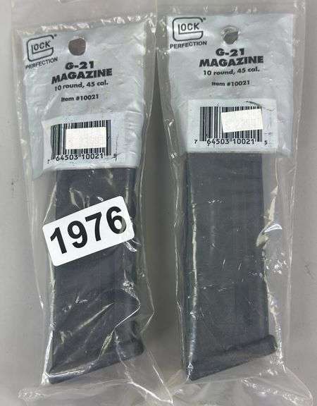 (2) Glock G-21 Magazines image