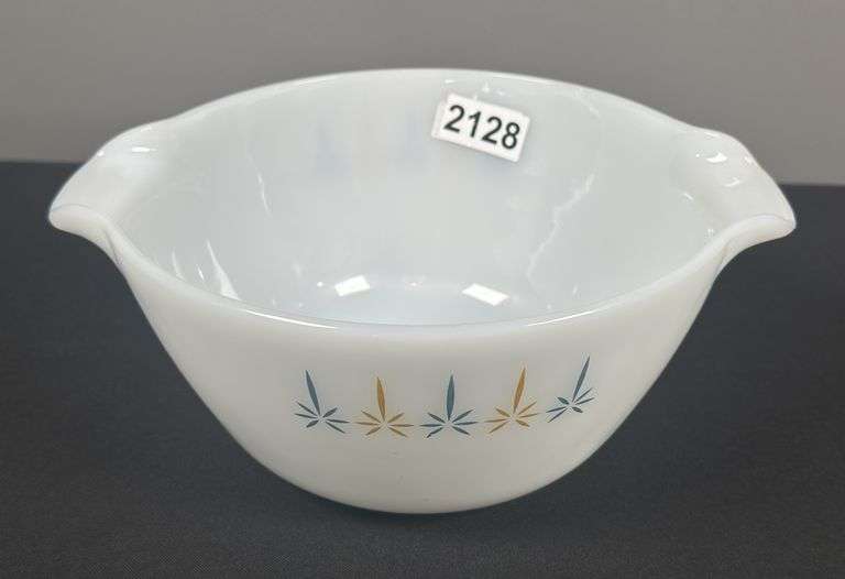 Fire King Atomic Star Mixing Bowl