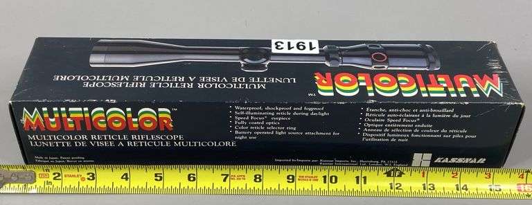 MulticolorReticle RifleScope 3- 9x40mm