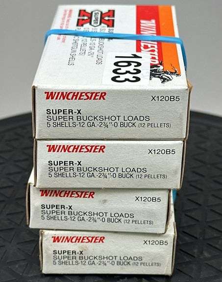 Winchester 12 Gauge Super Buckshot Loads         2 3/4” -0 buck