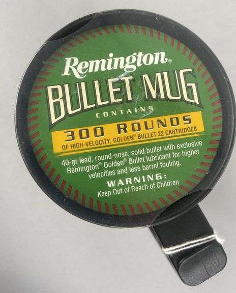 Remington Bullet Mug 300 Rounds of .22 LR