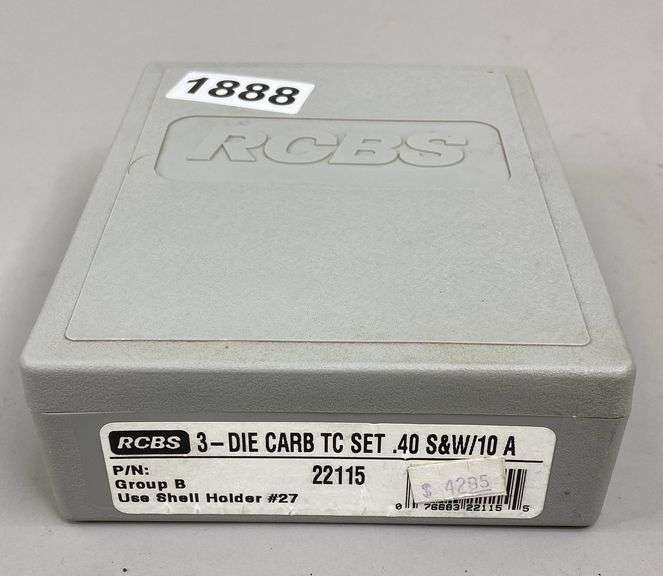 RCBS 3-Die Carb TC Set .40 S&W / 10 A image