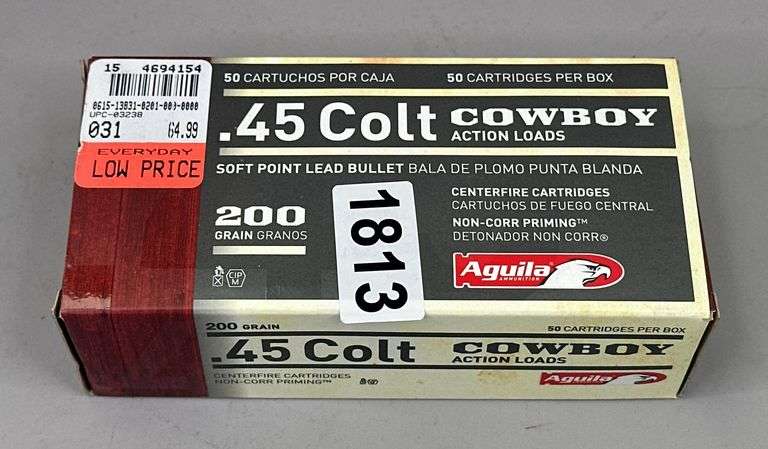 Aguila .45 Colt Cowboy Action Loads (50 Rounds) image