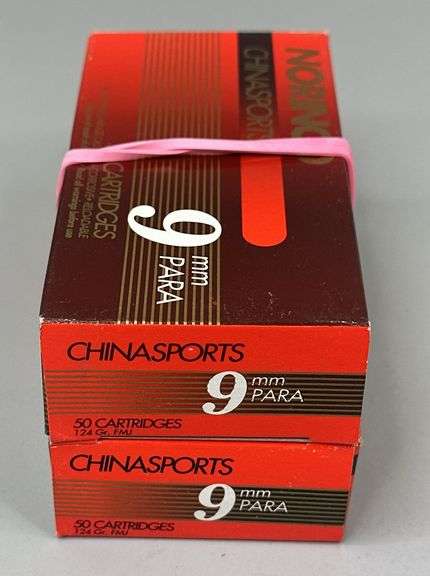 China Sports 9mm PARA (100 Rounds)