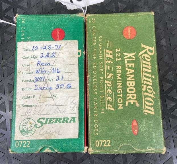 Remington Kleanbore 222 REM 50 Gr. (2 Boxes)