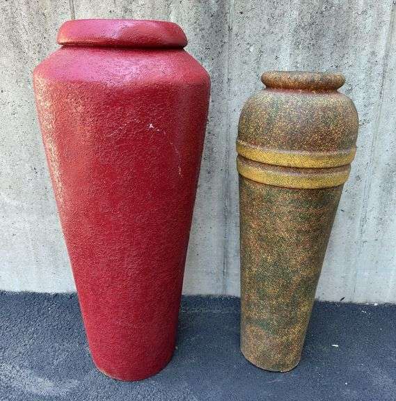 Pair of Large Floor Vases