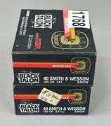 Winchester Black Talon 40 S&W 180 Gr. (40 Rounds)