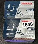 Federal Steel 12 Ga. 3” 4 Shot (2 Boxes)