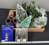 Icicle Christmas Lights & Assorted Holiday Decor
