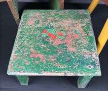 Trio of Wooden Stools