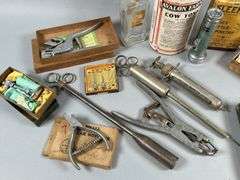 Vintage Vet Tools & Early Farm Tonics