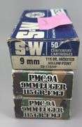 S&W & PMC 9mm Ammo (109 Rounds)