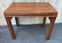 Victorian Era Chair, Footstool, & Side Table