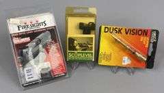 Scope Level, Glock Pistol Sight, & Dusk Vision Sight Pin