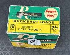 Remington 12 Ga. 2 3/4” Buckshot