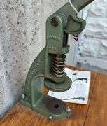 Handy Junior Button Machine with Desk & Supplies