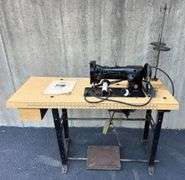 Singer 111w152 Industrial Sewing Machine & Table