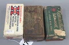 Remington, Winchester, & Misc .32 Long Ammo Partial Boxes (112 Rounds)