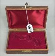 Wooden Derringer Pistol Case