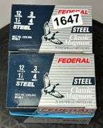 Federal Steel 12 Ga. 3” 4 Shot (2 Boxes)