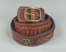 44” .357 MAG Leather Belt Cartridge Holster