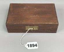 Wooden Derringer Pistol Case