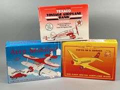 Gas & Oil Advertisement Diecast Plane Banks.