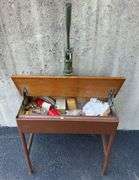 Handy Junior Button Machine with Desk & Supplies