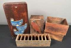 Kraft Brick Cheese Wooden Crate & Misc. Wooden Boxes/Crates