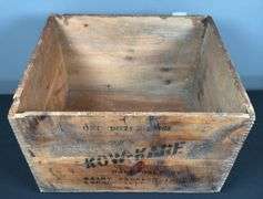 Kow-Kare Dairy Assn. Wooden Box