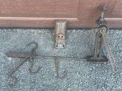 Vintage Floor Jack, Scale, & Cherry Pitter