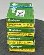 Remington 12 Ga. 2 3/4” 00 Buckshot (4 Boxes)
