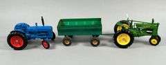 John Deere & Fergison  Metal Tractors & Wagon