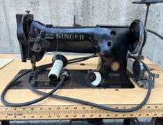 Singer 111w152 Industrial Sewing Machine & Table